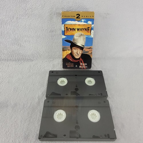 The Dawn Rider & Angel And The Badman VHS John Wayne Collector Series B&W TESTED - Imagen 13 de 13