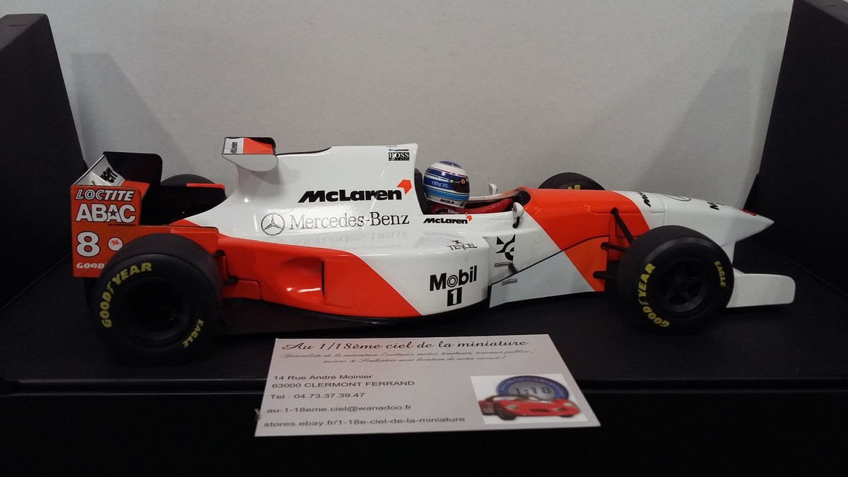 F1 McLAREN MERCEDES MP4/10 #8 HAKKINEN 1995 1/18 MINICHAMPS