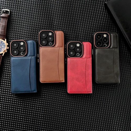 For iPhone 16 15 14 13 12 11 Magnetic Card Holder Wallet Case MagSafe Charging - Picture 9 of 26