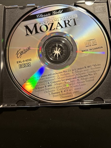 Mozart: Concertos for Piano Nos 19, 20, 21, 23 Fantasy K 3 - VERY GOOD - Picture 5 of 10