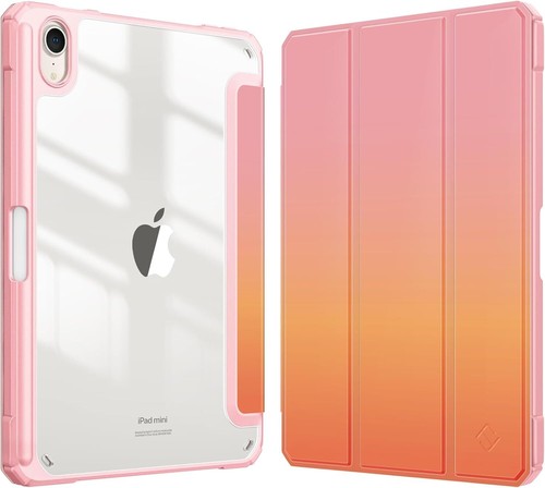 Hybrid Slim Case for iPad Mini 7 A17 Pro 2024/iPad Mini 6 Clear Back Shell Cover - Picture 28 of 30