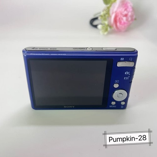 Sony Cyber-Shot DSC-W330 14.1MP 4x Optical Zoom Digital Camera Blue English - Picture 4 of 7