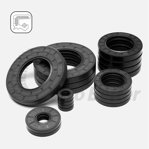 Anillos de sellado de aceite esqueleto TC eje giratorio sellado NBR doble labio ID 33 mm 34 mm 35 mm
