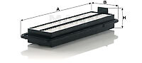 Mann-Filter C 37 005 Luftfilter FÜR Honda