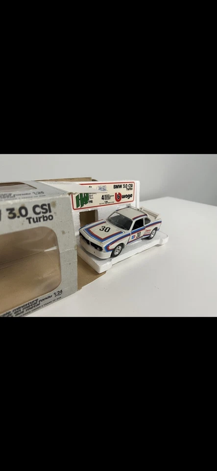 BMW 3.0 CSI Turbo Burago 1/24 ultra raro de colección Foto 2 de 4