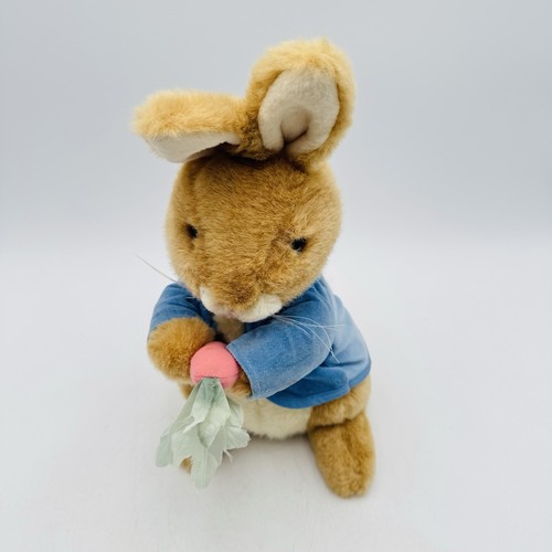 Vintag Eden Toys Frederick Warne Peter Rabbit Plush W/ Carrot Peter Cottontail - Picture 3 of 13