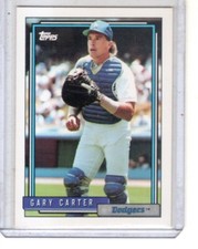 1992 Topps - #45 Gary Carter Los Angeles Dodgers baseball card 