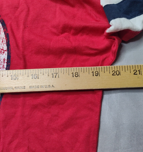 WASHINGTON NATIONALS Women Small Red 3/4 Sleeve Campus Lifestyle T-Shirt NEW - Bild 10 von 13