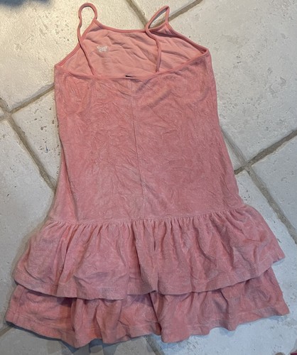 KIDS GAP TERRY PINK COVER UP DRESS SZ 10 SUPER CUTE!! - Picture 2 of 3