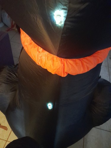 Halloween Gemmy Holiday Living 7" Black Cat Witch Hat Airblown Inflatable EUC - Picture 4 of 9