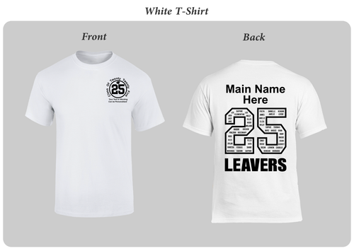 Personalised School Leavers T-Shirts Class Year 2024 Kids Adults Hoodies Names - Picture 8 of 9