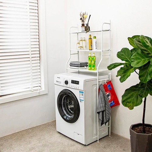 Estantería para Lavadora 001066 organizador de baño ahorro de espacio 145x60x26 - Imagen 2 de 5