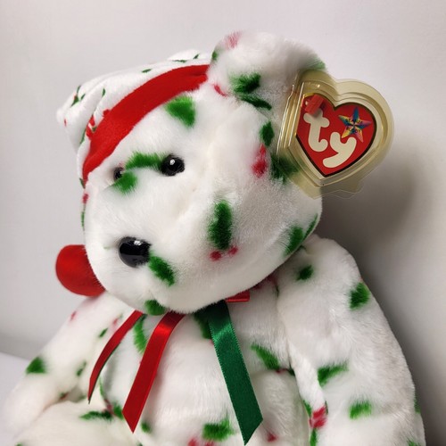 Ty Beanie Buddy "1998 Holiday Teddy" 2002 BNWT Vintage Retired Collectable UK - Picture 4 of 11