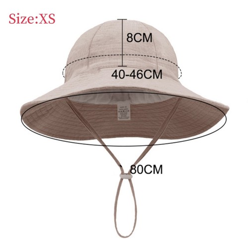Baby Kid Child Boy Girl Bucket Fisherman Sun Protection Hat Summer Beach Cap - Picture 5 of 23