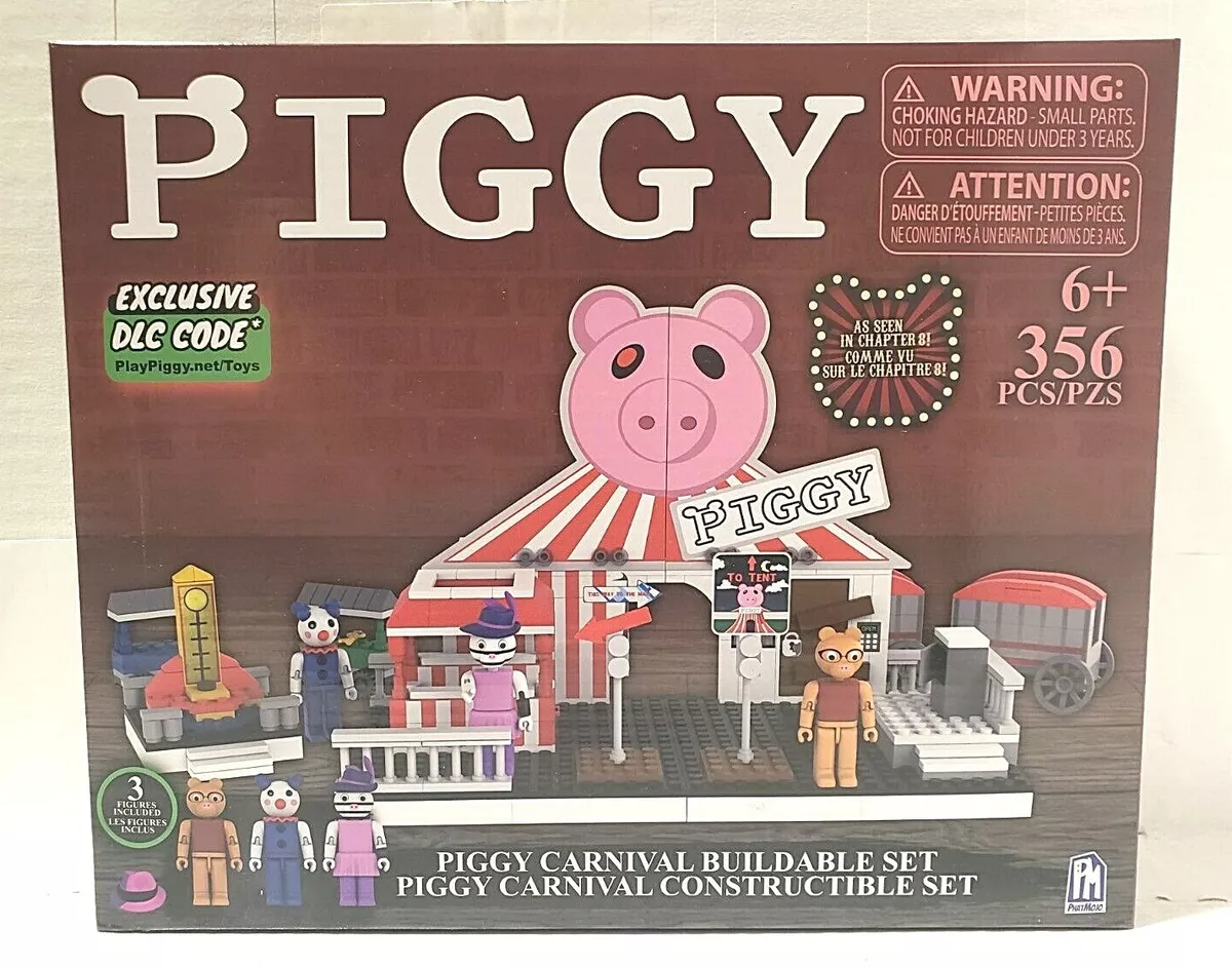 NEW Roblox Piggy Carnival Buildable Building Set w/ Figures & DLC Code 356  Pcs