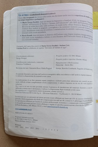 LIBRO Scuola DUE PUNTI Le regole dell'italiano di oggi A Serafini Fornili Bompia - Picture 3 of 14