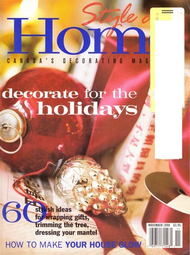 1998 Style at Home Decorating Sarah Richardson Nick Malgieri Budd Sugarman 90s