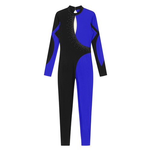 Mujeres Color Contraste Gimnasia Unitard Danza Body Ballet Leotardos Mono - Imagen 20 de 49