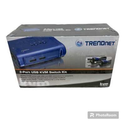 NEW SEALED - TRENDNET 2 PORT USB KVM SWITCH KIT TK-207K | eBay NEW SEALED - TRENDNET 2 PORT USB KVM SWITCH KIT TK-207K | eBay
