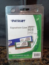 Patriot Memory DDR3 8 GB (2x4GB) PC3-10600 1333 MHz SDRAM (PSD38G1333KH)