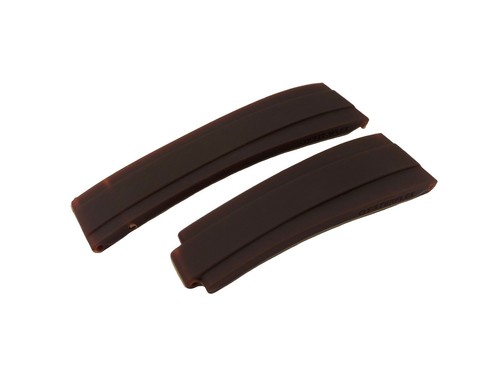 Correa de silicona de goma marrón de 20 mm para reloj ROLEX OYSTERFLEX hebilla de cierre - Imagen 2 de 12