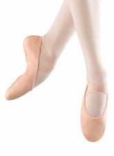 Bloch Prolite II Leather Split Sole Ladies Ballet Shoe S0208L PINK 3 D