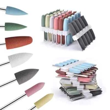 10pcs Nail Drill Bits Tips for Electric Nail Drill Milling Cutter Pedicure File