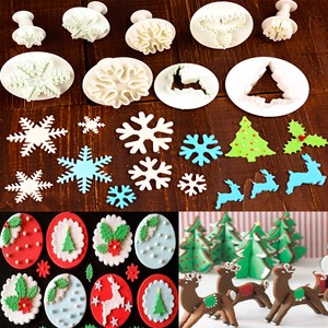 Christmas-Xmas-Plunger-Fondant-Cookie-Cutter-Biscuit-Cake-Decor-Baking-Mold-Tool