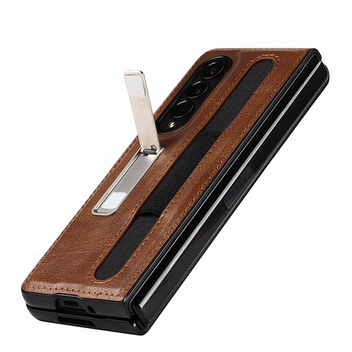Pu Leather Flip Case with Pen slot Stand Holder For Samsung Galaxy Z Fold 3 - Picture 7 of 15