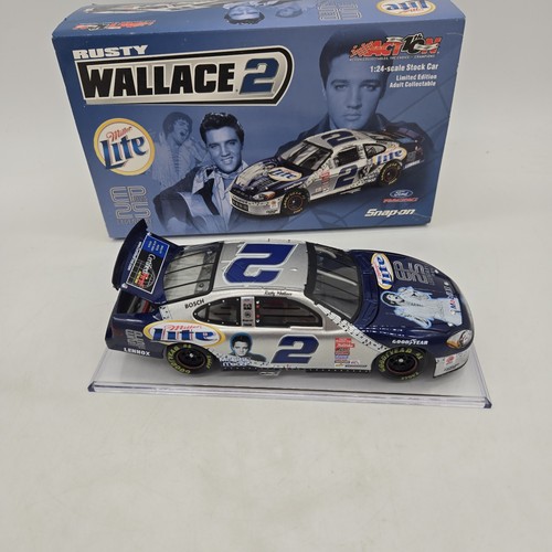 Action 1:24 Rusty Wallace #2 Miller Lite/Elvis 25th Anniv. 2002 Taurus #102120 - Picture 11 of 23