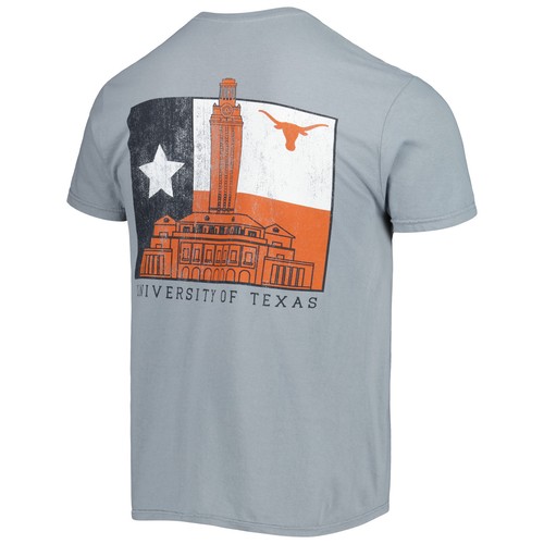 Men's Gray Texas Longhorns Hyperlocal Flag T-Shirt - Bild 3 von 3