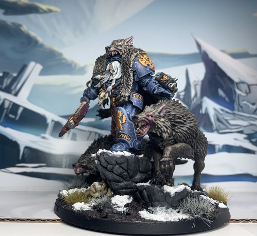 Warhammer 40k Space Wolves Logan Grimnar Made To Order - Picture 6 of 7