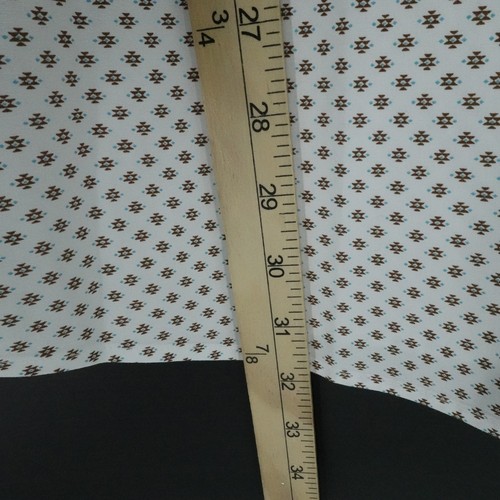 Ariat Shirt Mens Large White Brown Aztec Diamond Print Stretch Western Office - Picture 6 of 9