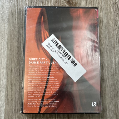 Quiet City + Dance Party, USA DVD Aaron Katz 2 Movie Collection New Sealed - Imagen 2 de 3