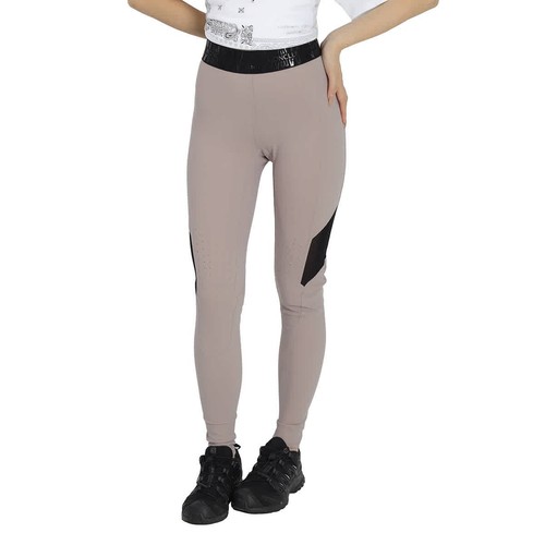 Moncler Ladies Medium Pink High-Waisted Technical Jersey Leggings, Size Small