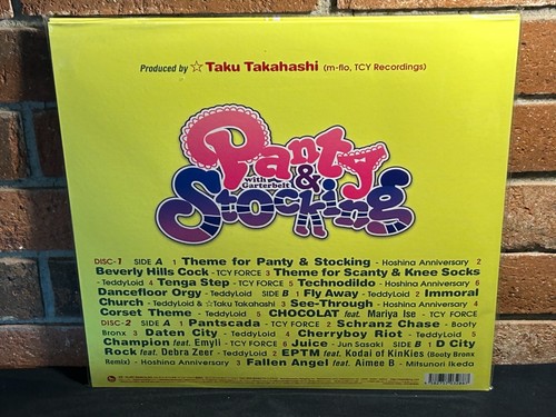 PANTY & STOCKING WITH GARTERBELT - Soundtrack, Ltd 1st Press 2LP COLOR VINYL New - Picture 3 of 7