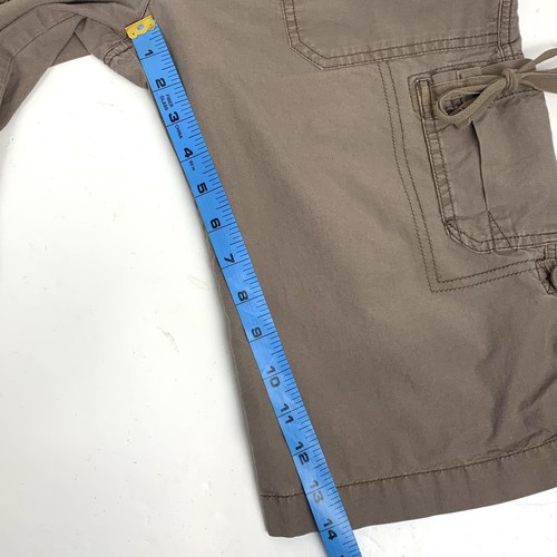 Y2K Hollister JR Women M Low Rise Cargo Shorts Brown Lightweight Long - Picture 10 of 13