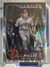 2024 Topps Chrome Update Series - Rookie Debut Jung-Hoo Lee #USC185 RayWave...