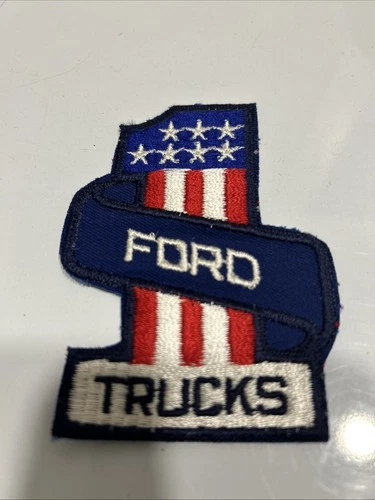 FORD Truck Patch Gas Station Vtg Uniform Antique Sign Garage Collectible