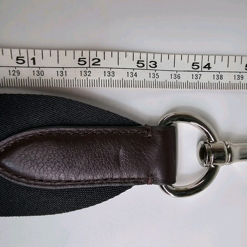 Coach NY Voyager Seesack Ersatzriemen schwarz burgund Leder Nylon Verschluss - Bild 10 von 10