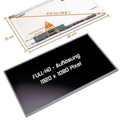 15,6'' LED Display matt passend für Medion Erazer X6815 Full-HD 1920x1080