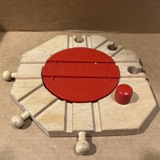 BRIO Wooden Railway Vintage 4  Mechanical Turntable 33361 Like Thomas  Friends