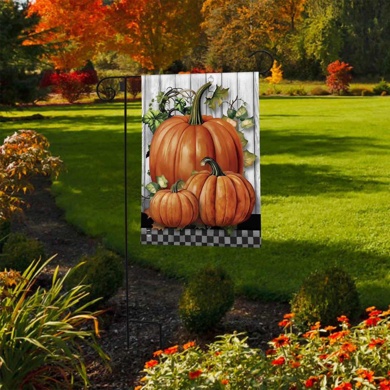 Briarwood Lane Country Pumpkins Garden Flag