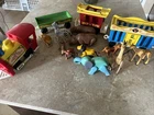Vintage 1973 Fisher Price Little People Play Family Circus Train Set #991