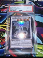 PSA 10 Yu-Gi-Oh Blue-Eyes Spirit Dragon Ultimate Rare CT13-EN009 2016 Mega-Tins