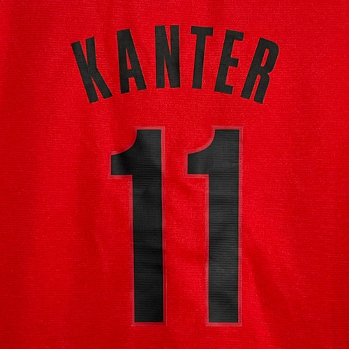 Enes Kanter Portland Trail Blazers rot Ärmel Basketball Trikot Damen Small - Bild 5 von 5