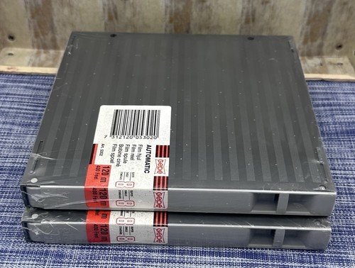 2x GEPE Super 8mm Tape Reel Cases w/Reels 120m / 400 Ft - New/Sealed - Picture 3 of 5