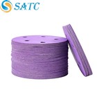 100PCS 6Inch Purple Ceramic Sanding Discs 6Hole Sandpaper Hook and Loop Grit 800