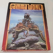 TSR Gamma World Science Fantasy Role-Playing Game Box Set 3rd Edition #7010 1986