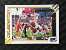 2023 Panini Score Celebration #1 Travis Kelce Kansas City Chiefs Football Card
